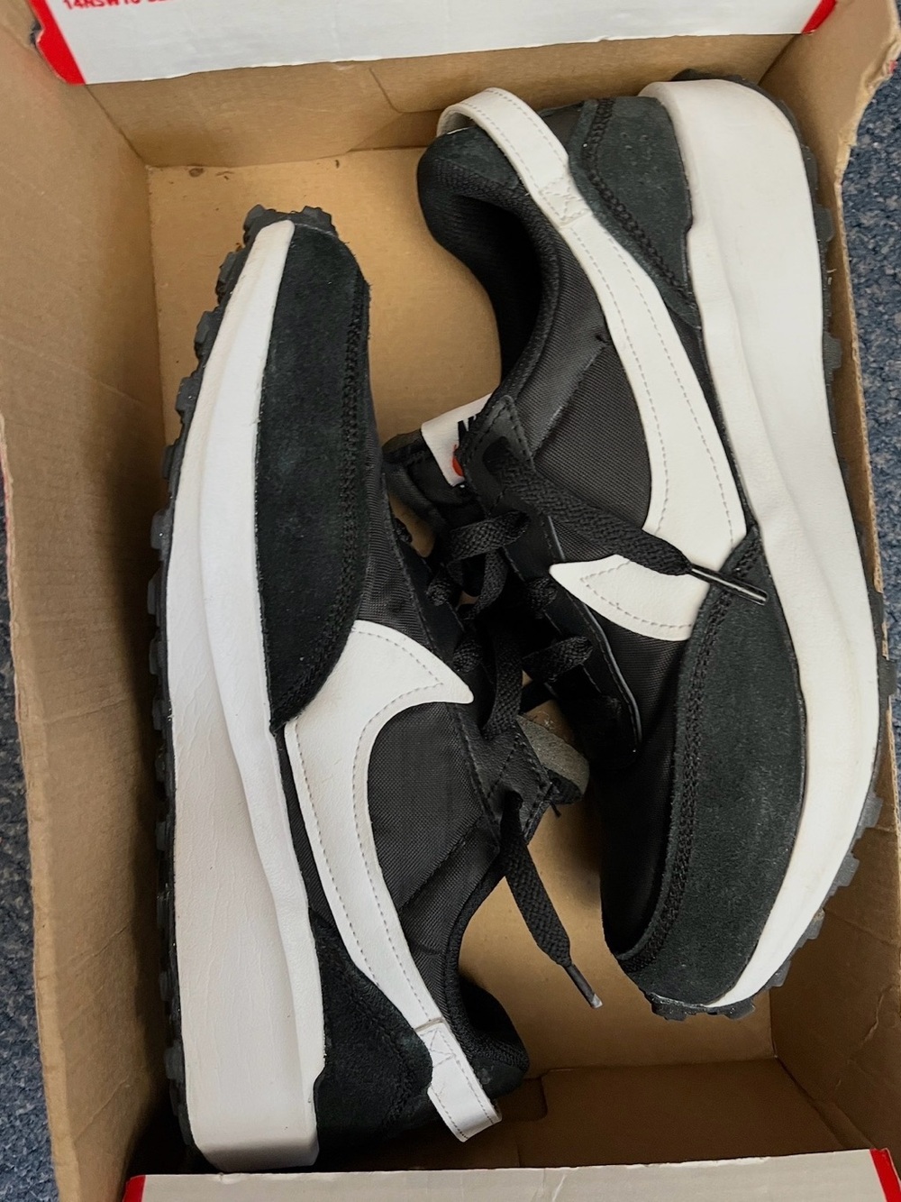 Nike Waffle debut men 7.5 black